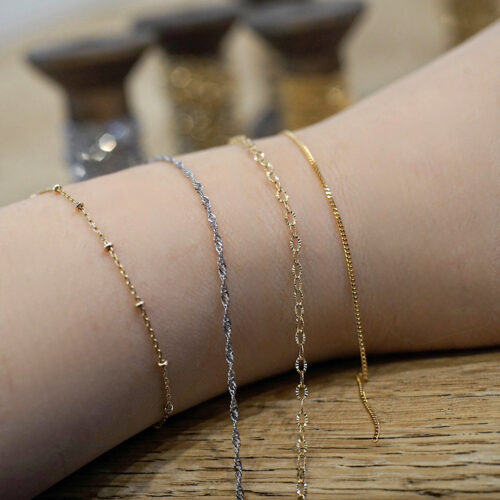 【 Permanent Jewelry “Meltinto” 】NEW Arrivals ！シルバーチェーンがラインナップ